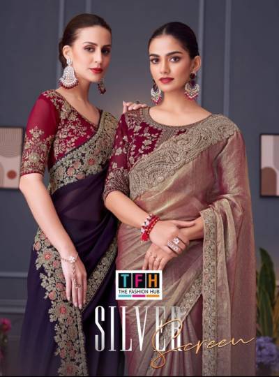 TFH SILVER SCREEN 20TH EDITION 30001 TO 30018 DESIGNER SAREE WJOLESALER IN INDIA